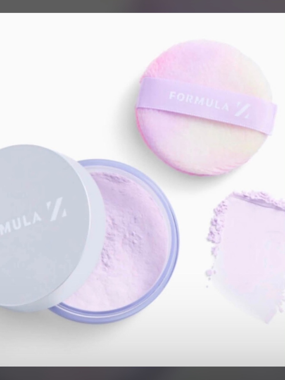 Lavender Color-Correcting Setting Powder - Light Violet